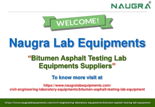 Bitumen Asphalt Testing Lab Equipments Suppliers