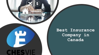 Best Insurance Company in Canada