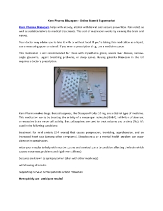 Kern Pharma Diazepam