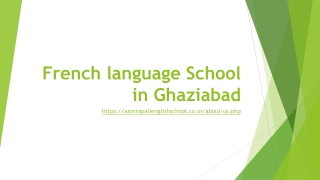 French Language School in Ghaziabad