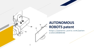 AUTONOMOUS ROBOTS patent