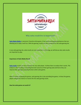 satta matka  satta matka result  matka india  indian matka   satta matta matka
