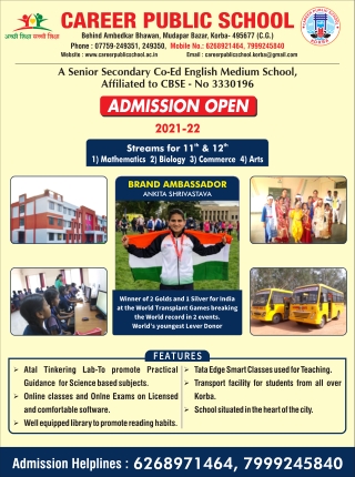 best private cbse school in korba