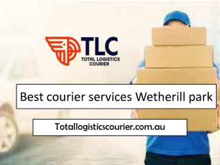 Best courier services Wetherill park