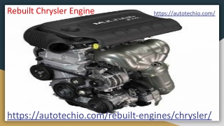 Rebuilt Chrysler Engine