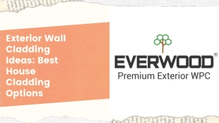 Exterior Wall Cladding Ideas: Best House Cladding Options
