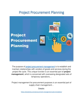 Project Procurement Planning