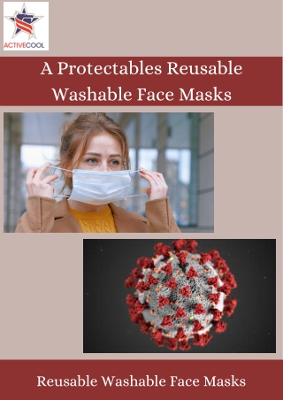 A Protectables Reusable Washable Face Masks