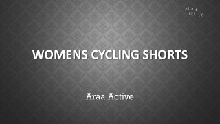 Womens Cycling Shorts