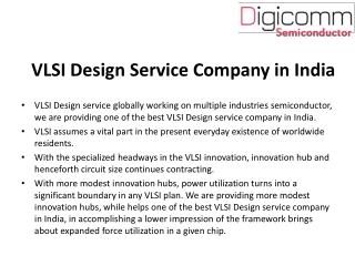 VLSI Design Service