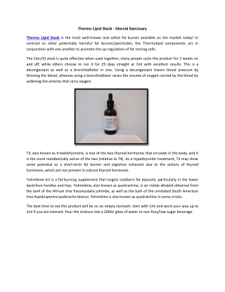 Thermo Lipid Stack