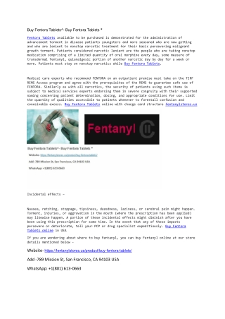 Buy Fentora Tablets^- Buy Fentora Tablets *