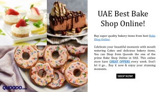 UAE best Bake Shop Online