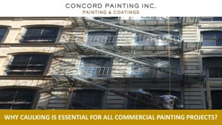 Why Caulking is Essential for all Commercial Painting Projects?