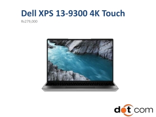 Dell XPS 13-9300 4K Touch price in pakistan