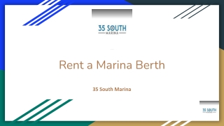 Rent a Marina Berth