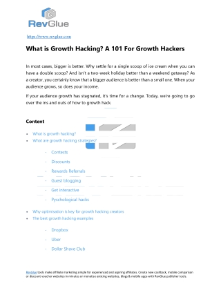 What is Growth Hacking A 101 For Growth Hackers?