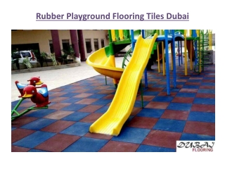 Rubber Playground Flooring Tiles Dubai