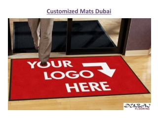 Customized Mats Dubai