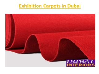 Exhibition Carpets in Dubai