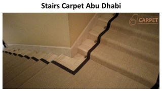 Stairs Carpet Abu Dhabi