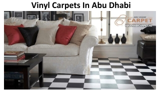 Vinyl Carpets In Abu Dhabi