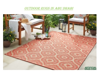 Outdoor Rugs in Dubai