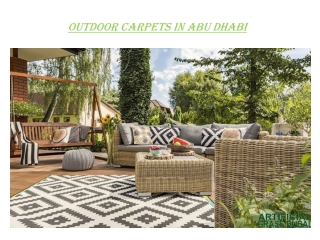 Outdoor Carpets in Dubai
