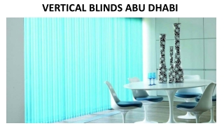 VERTICAL BLINDS ABU DHABI