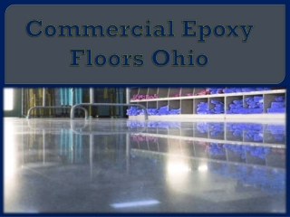 Commercial Epoxy Floors Ohio