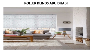 ROLLER BLINDS ABU DHABI