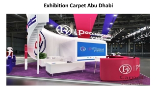 Exhibition Carpet Abu Dhabi