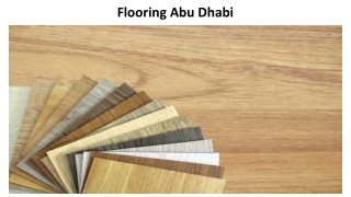 Flooring Abu Dhabi