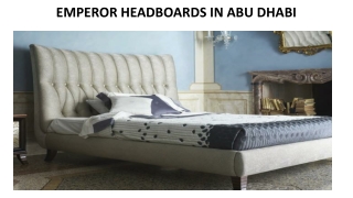 EMPEROR HEADBOARDS IN ABU DHABI
