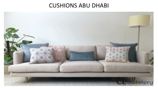 CUSHIONS ABU DHABI