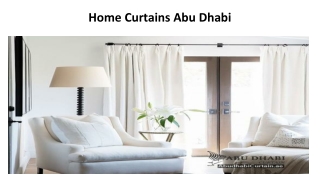 Home Curtains Abu Dhabi
