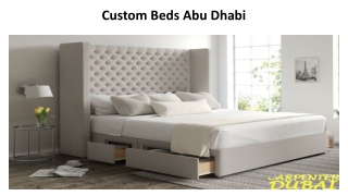 Custom Beds Abu Dhabi