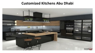 Customized Kitchens Abu Dhabi