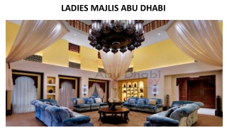 LADIES MAJLIS ABU DHABI