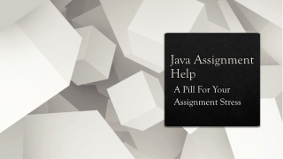 Why Java Assignment Help Service?