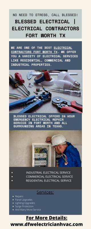 Blessed Electrical  Electrical Contractors Fort Worth Tx