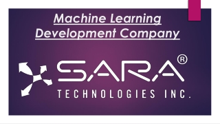 Machine Learning Development Company