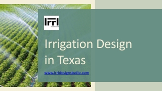 Professional Irrigation Design in Texas - Irri Design Studio
