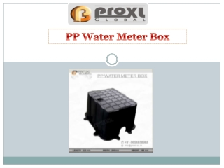 Best PP Water Meter Box