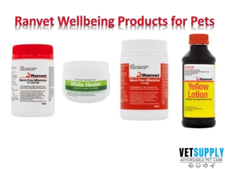 Ranvet Wellbeing Products for Dogs and Cats| Pet Supplies | VetSupply