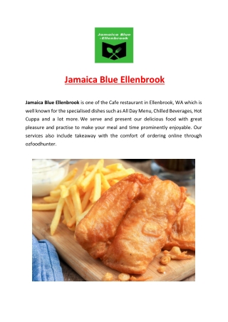 Jamaica Blue Ellenbrook cafe Restaurant, WA - 5% off