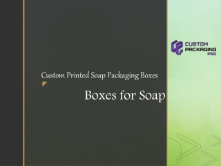 Boxes Soap