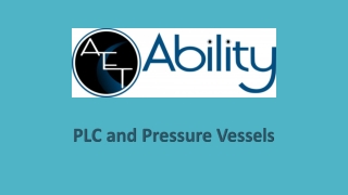 PLC and Pressure Vessels