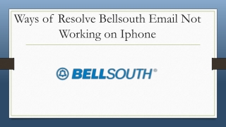 Bellsouth email not working