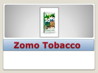 Zomo tobacco